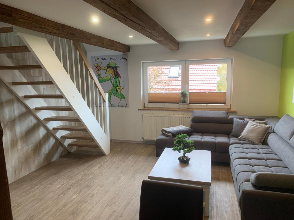האסלפלדה Ferienwohnung Am Graben מראה חיצוני תמונה
