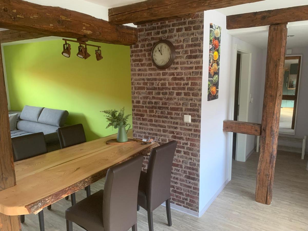 האסלפלדה Ferienwohnung Am Graben מראה חיצוני תמונה