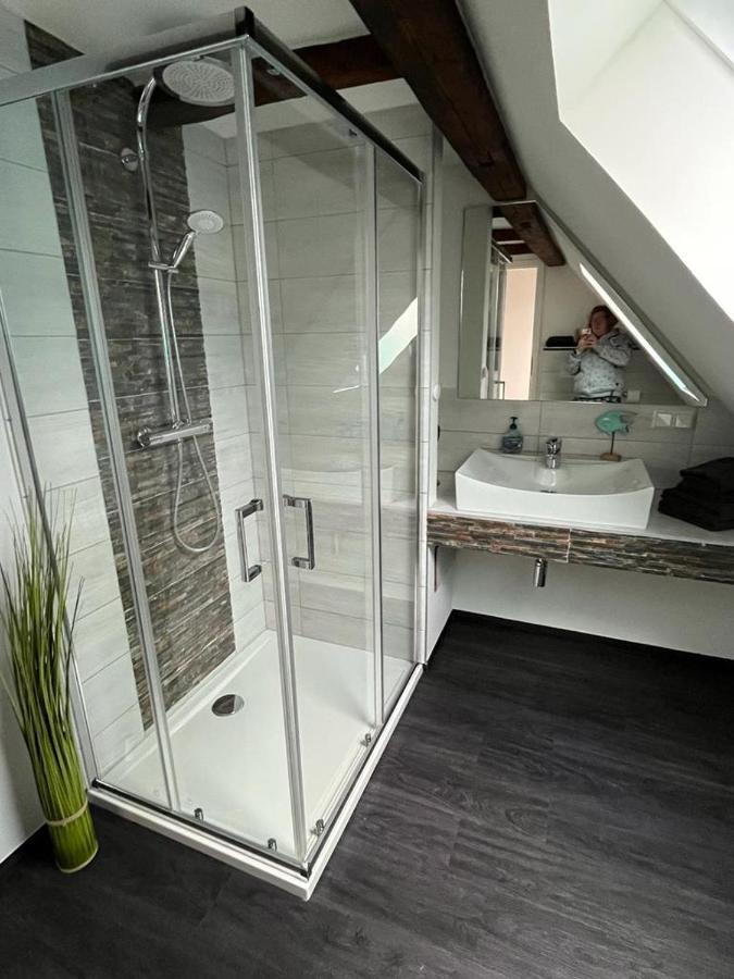 האסלפלדה Ferienwohnung Am Graben מראה חיצוני תמונה
