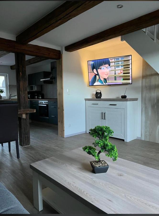 האסלפלדה Ferienwohnung Am Graben מראה חיצוני תמונה